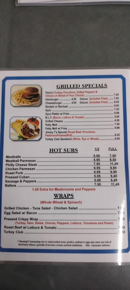 Jimmy T's New York Deli Menu image 4