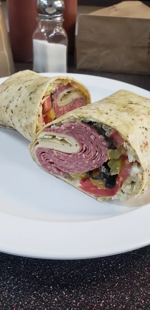Salami and Cheese Wrap